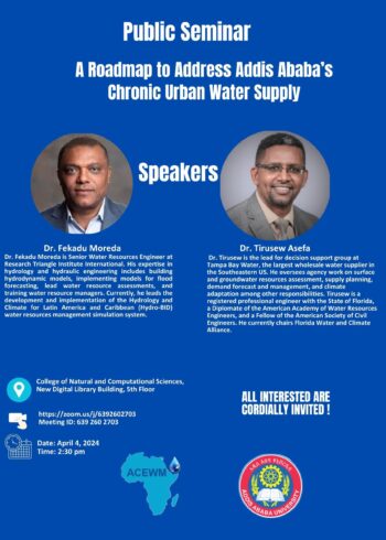 A Roadmap to Address Addis Ababa’s Chronic Urban Water Supply