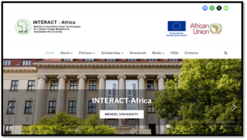 INTERACT-Africa Mobility in Innovative Green Technologies for Climate Change Mitigation & Sustainable Bio-Economy