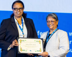 ACEWM’s Affiliated Staff Member Dr. Adey Feleke Honored with Prestigious 2025 TWAS-Samira Omar Sustainability Award
