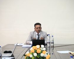 A PhD candidate at the Africa Center of Excellence for Water Management, Etsub Brhanesilassie successfully defended his doctoral dissertation.